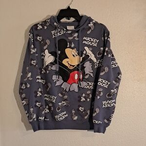 Disney Mickey Mouse Pullover Hoodie - Dark Blue